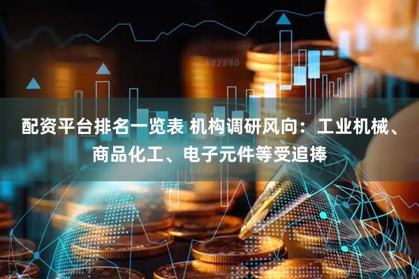配资平台排名一览表 机构调研风向：工业机械、商品化工、电子元件等受追捧